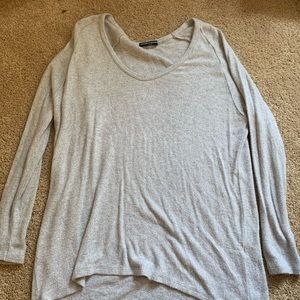 Soft scoop neck sweater